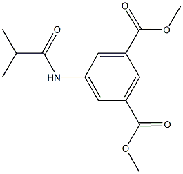 dimethyl 5-(isobutyrylamino)isophthalate Struktur