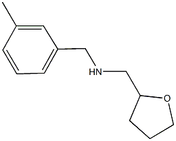 N-(3-methylbenzyl)-N-(tetrahydro-2-furanylmethyl)amine Struktur