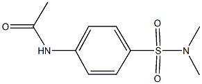 N-{4-[(dimethylamino)sulfonyl]phenyl}acetamide Struktur