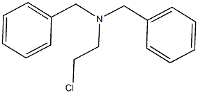 N,N-dibenzyl-N-(2-chloroethyl)amine Struktur