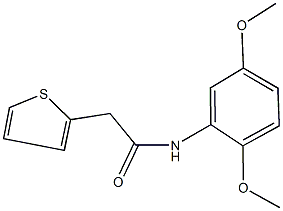 N-(2,5-dimethoxyphenyl)-2-(2-thienyl)acetamide Struktur