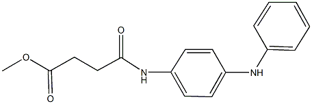 methyl 4-(4-anilinoanilino)-4-oxobutanoate Struktur