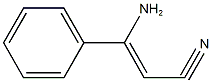 3-amino-3-phenylacrylonitrile Struktur