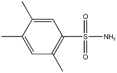 2,4,5-trimethylbenzenesulfonamide Struktur