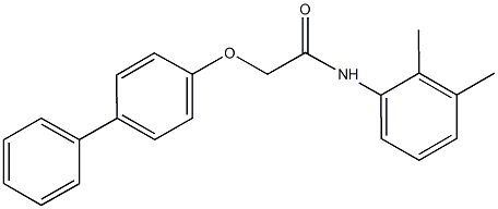 2-([1,1'-biphenyl]-4-yloxy)-N-(2,3-dimethylphenyl)acetamide Struktur