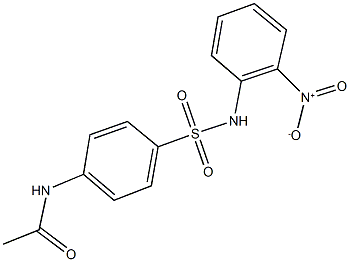 N-[4-({2-nitroanilino}sulfonyl)phenyl]acetamide Struktur