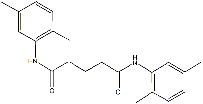 N~1~,N~5~-bis(2,5-dimethylphenyl)pentanediamide Struktur