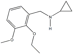 N-cyclopropyl-N-(2-ethoxy-3-methoxybenzyl)amine Struktur