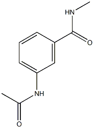 3-(acetylamino)-N-methylbenzamide Struktur