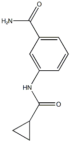 3-[(cyclopropylcarbonyl)amino]benzamide Struktur