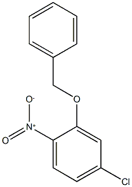 2-(Benzyloxy)-4-chloro-1-nitrobenzene Struktur