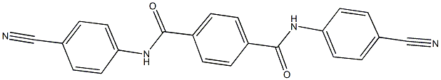 N~1~,N~4~-bis(4-cyanophenyl)terephthalamide Struktur