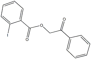 2-oxo-2-phenylethyl 2-iodobenzoate Struktur