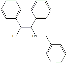 2-(benzylamino)-1,2-diphenylethanol Struktur