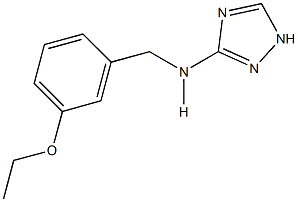 N-(3-ethoxybenzyl)-N-(1H-1,2,4-triazol-3-yl)amine Struktur