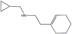 N-[2-(1-cyclohexen-1-yl)ethyl]-N-(cyclopropylmethyl)amine Struktur