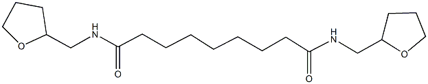 N~1~,N~9~-bis(tetrahydro-2-furanylmethyl)nonanediamide Struktur