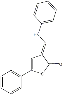 3-(anilinomethylene)-5-phenyl-2(3H)-thiophenone Struktur