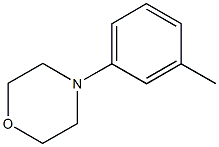 4-(3-methylphenyl)morpholine Struktur