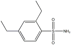 2,4-diethylbenzenesulfonamide Struktur