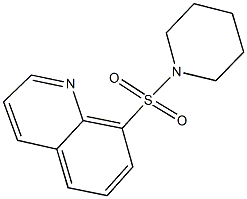 8-(1-piperidinylsulfonyl)quinoline Struktur