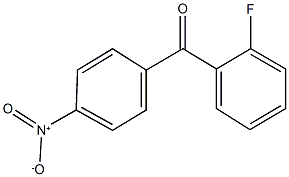 (2-fluorophenyl){4-nitrophenyl}methanone Struktur