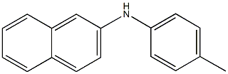 N-(4-methylphenyl)-N-(2-naphthyl)amine Struktur