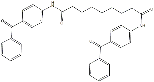 N~1~,N~9~-bis(4-benzoylphenyl)nonanediamide Struktur