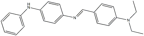 N~1~-[4-(diethylamino)benzylidene]-N~4~-phenylbenzene-1,4-diamine Struktur