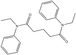 N~1~,N~5~-diethyl-N~1~,N~5~-diphenylpentanediamide Struktur