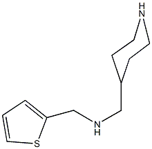 N-(4-piperidinylmethyl)-N-(2-thienylmethyl)amine Struktur