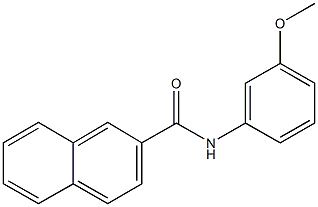 N-(3-methoxyphenyl)-2-naphthamide Struktur