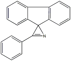 3-phenyl-2H-azirene-2-spiro-9'-(9'H)-fluorene Struktur