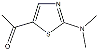 1-[2-(dimethylamino)-1,3-thiazol-5-yl]ethanone Struktur