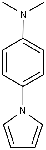 N,N-dimethyl-N-[4-(1H-pyrrol-1-yl)phenyl]amine Struktur