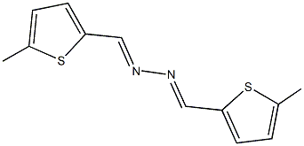 5-methyl-2-thiophenecarbaldehyde [(5-methyl-2-thienyl)methylene]hydrazone Struktur