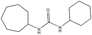 N-cycloheptyl-N'-cyclohexylurea Struktur