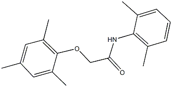 N-(2,6-dimethylphenyl)-2-(mesityloxy)acetamide Struktur