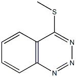 4-(methylsulfanyl)-1,2,3-benzotriazine Struktur