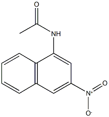 N-{3-nitro-1-naphthyl}acetamide Struktur