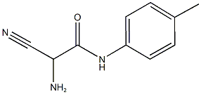 2-amino-2-cyano-N-(4-methylphenyl)acetamide Struktur