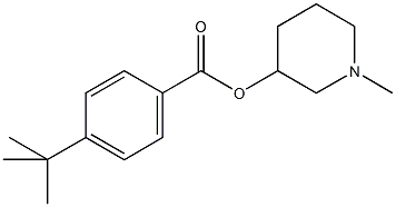 1-methyl-3-piperidinyl 4-tert-butylbenzoate Struktur