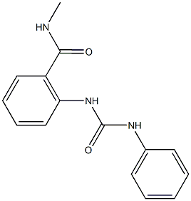 2-[(anilinocarbonyl)amino]-N-methylbenzamide Struktur