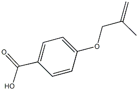 4-[(2-methyl-2-propenyl)oxy]benzoic acid Struktur