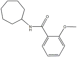 N-cycloheptyl-2-methoxybenzamide Struktur