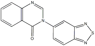 3-(2,1,3-benzothiadiazol-5-yl)-4(3H)-quinazolinone Struktur