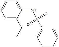 N-(2-ethylphenyl)benzenesulfonamide Struktur