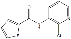 N-(2-chloro-3-pyridinyl)-2-thiophenecarboxamide Struktur