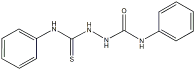 2-(anilinocarbothioyl)-N-phenylhydrazinecarboxamide Struktur