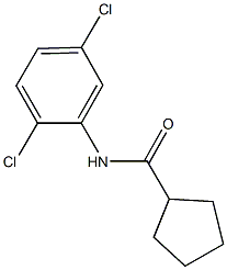 N-(2,5-dichlorophenyl)cyclopentanecarboxamide Struktur